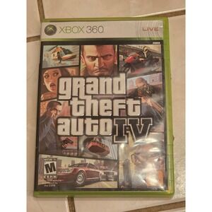 Grand Theft Auto IV GTA 4 Xbox 360 Rockstar Games Complete with Manual CIB
